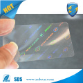 High quality anti-counterfeit adhesive transparent hologram sticker sheet